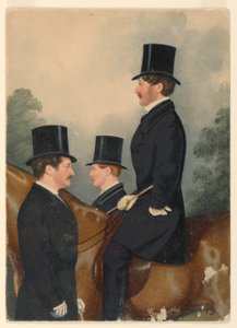 Porträt von Sir George Wombwell und seinen Brüdern von Richard Dighton
