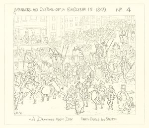 1849, Ein Tag im Salon, St. James Street