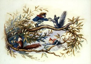 Kobolde und Eichhörnchen von Richard Doyle