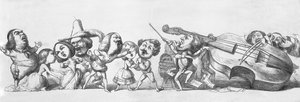 Italienische Besucher der Großen Ausstellung, 1851 von Richard Doyle