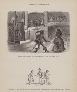 Seite aus The American Tour of Messrs Brown, Jones and Robinson von Richard Doyle