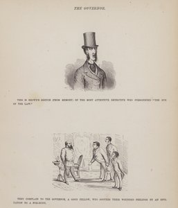 Seite aus The American Tour of Messrs Brown, Jones and Robinson von Richard Doyle