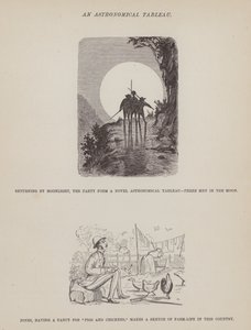 Seite aus The American Tour of Messrs Brown, Jones and Robinson von Richard Doyle