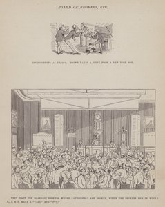 Seite aus The American Tour of Messrs Brown, Jones and Robinson von Richard Doyle