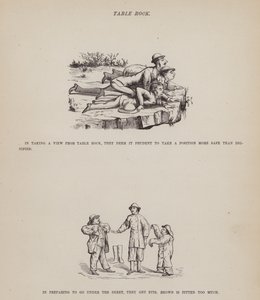 Seite aus The American Tour of Messrs Brown, Jones and Robinson (Stich) von Richard Doyle