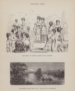 Seite aus The American Tour of Messrs Brown, Jones and Robinson (Gravur) von Richard Doyle