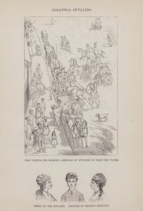 Seite aus The American Tour of Messrs Brown, Jones and Robinson (Gravur) von Richard Doyle