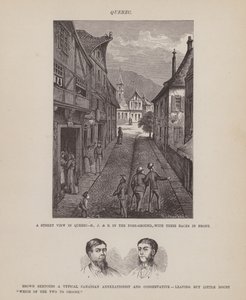Seite aus Die amerikanische Tour von Messrs Brown, Jones und Robinson (Gravur) von Richard Doyle