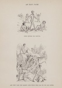 Seite aus Die amerikanische Tour von Herrn Brown, Jones und Robinson von Richard Doyle