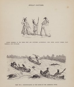 Seite aus Die amerikanische Tour von Messrs Brown, Jones und Robinson von Richard Doyle