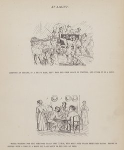 Seite aus Die amerikanische Tour von Messrs Brown, Jones und Robinson