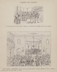 Seite aus Die amerikanische Tour von Messrs Brown, Jones und Robinson von Richard Doyle