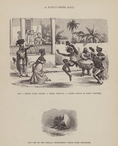 Seite aus Die amerikanische Tour von Messrs Brown, Jones und Robinson von Richard Doyle