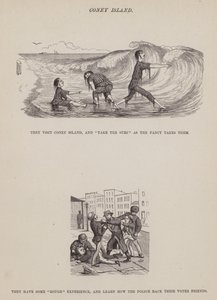 Seite aus Die amerikanische Tour von Herrn Brown, Jones und Robinson (Gravur) von Richard Doyle