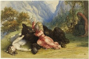 Schneeweißchen und Rosenrot von Richard Doyle