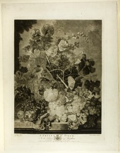 Ein Fruchtstück, aus der Houghton Gallery von Richard Earlom