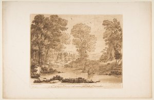 Landschaft mit Amor und Psyche von Richard Earlom
