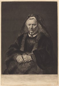 Rembrandts Frau von Richard Earlom after Rembrandt van Rijn