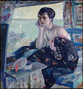 Frau am Fenster von Richard Emil Miller