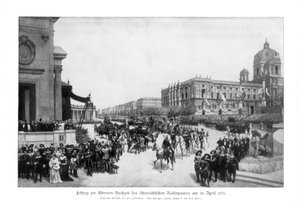 Prozession zur Feier der Silberhochzeit des Kaisers und der Kaiserin von Deutschland, 24. Apr von Richard Fleischer