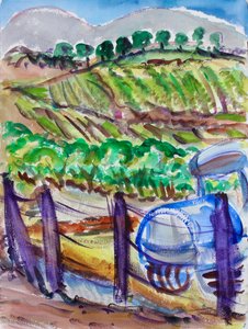 Blauer Traktor, Napa Valley, 2017