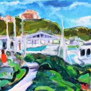 Bootsschuppen, Vallejo, 2018 von Richard Fox