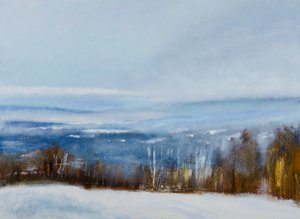 Gelassene Winterlandschaft