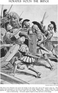 Horatius hält die Brücke, ca. 1940er