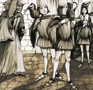 Zuhause, süßes Zuhause: Das Training für Pagen war hart von Richard Hook