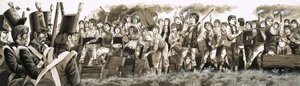 1797 wurden Truppen gerufen, um randalierende Schüler in Rugby zu beruhigen von Richard Hook