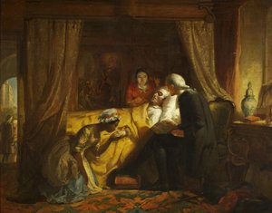 Der Tod von Edward Colston, ca. 1844 von Richard J. Lewis