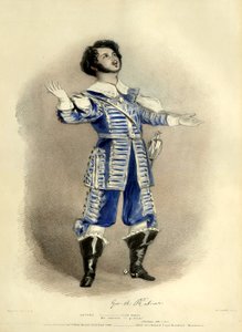 I Puritani mit Giovanni Rubini als Arturo (schuf die Rolle) aus der ersten Produktion in Paris, Théâtre-Italien von Richard James Lane