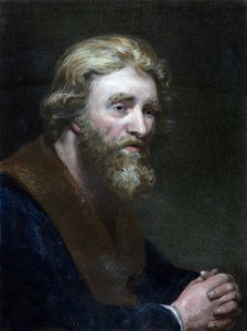 Porträt eines bärtigen Mannes von Richard James Lane