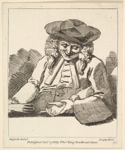 Ein Pfarrer, der die Hände zweier Menschen verbindet, Oktober 1788 von Richard Livesay