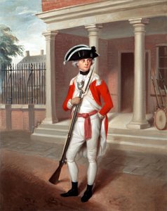 Leutnant George Belson, Marinekorps, Chatham, ca. 1780