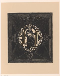 Umschlagentwurf für: Wendingen, 1918 von Richard Nicolaüs Roland Holst