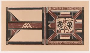 Umschlagentwurf für: Wendingen, 1921
