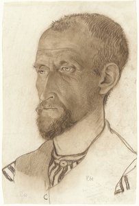 Porträt von Petrus Koninks, nach links