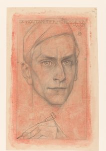 Porträt des Holzschnitzers B. Essers von Richard Nicolaüs Roland Holst
