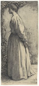 Stehende Frau von der Seite von Richard Nicolaüs Roland Holst
