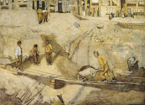 Baustelle in Amsterdam