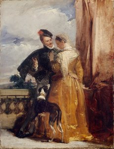 Amy Robsart und der Earl of Leicester von Richard Parkes Bonington
