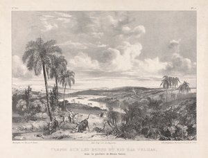 Campos an den Ufern des Rio das Velhas von Richard Parkes Bonington