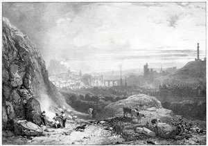 Edinburgh von der St.-Antonius-Kapelle aus von Richard Parkes Bonington