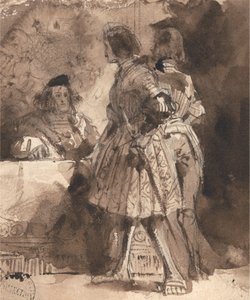 Götz von Berlichingen vor dem Reichsgericht von Richard Parkes Bonington