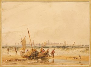 Le Crotoy von Richard Parkes Bonington