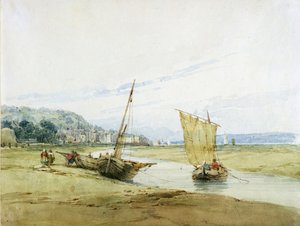 In der Nähe von Honfleur, ca. 1822 von Richard Parkes Bonington