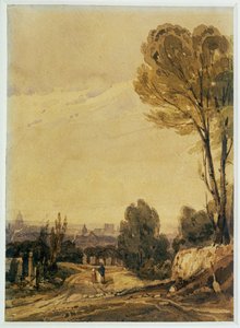 Paris vom Friedhof Père Lachaise aus gesehen