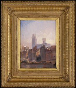 Kathedrale von Rouen, Sonnenaufgang von Richard Parkes Bonington