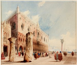 Szene in Venedig (Dogenpalast)